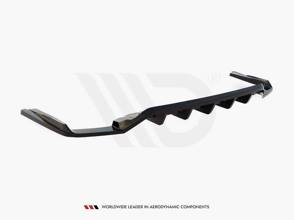 Maxton Design - Rear Splitter (Vertical Bars) Audi SQ7 Mk2 (4M) Facelift