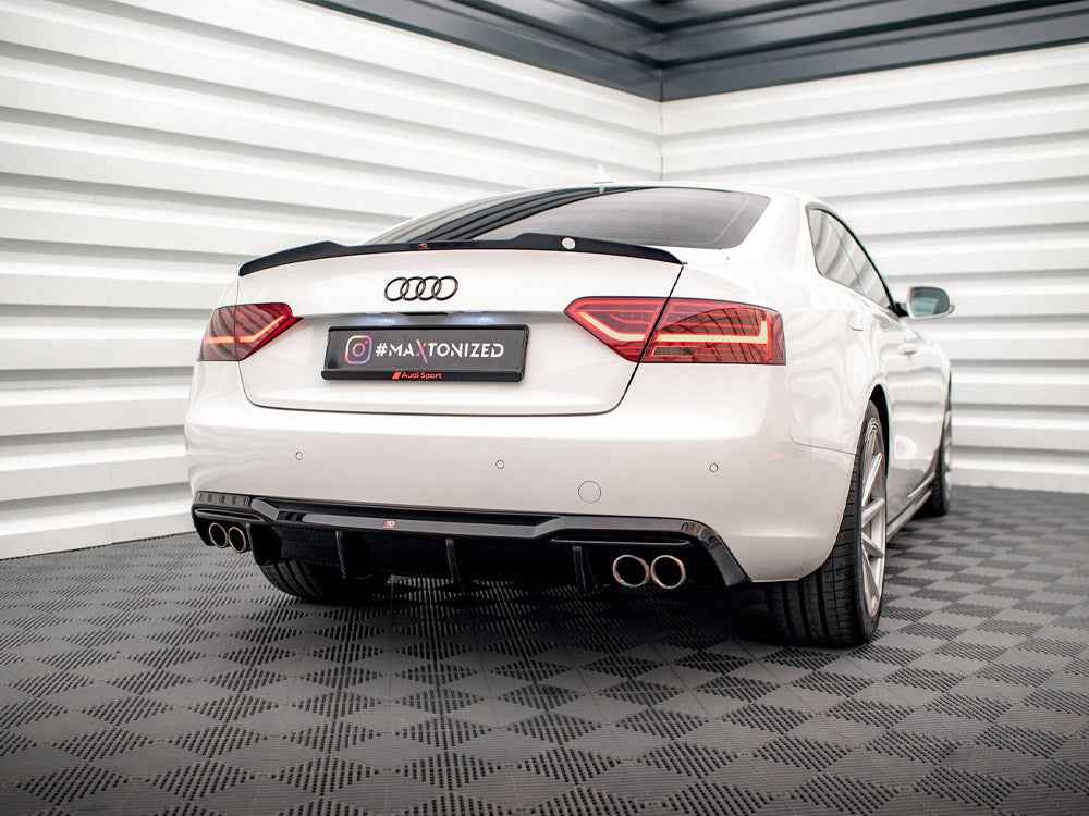 Maxton Design -Rear Valance Audi A5 8T Facelift (Version with dual exhausts on both sides)