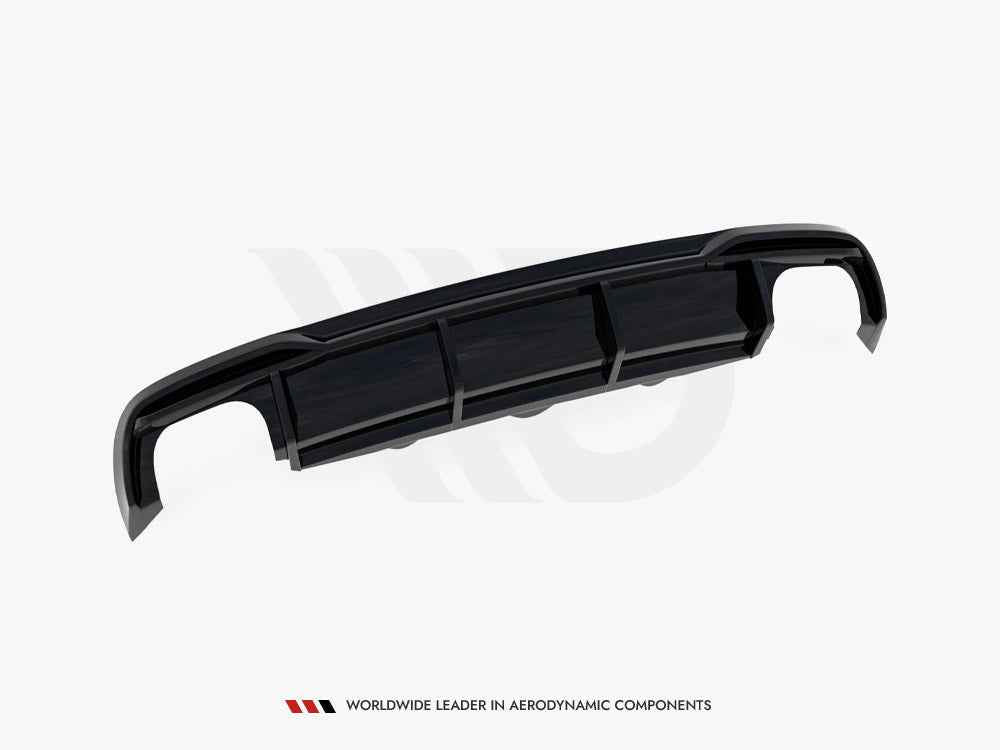 Maxton Design -Rear Valance Audi A5 8T Facelift (Version with dual exhausts on both sides)