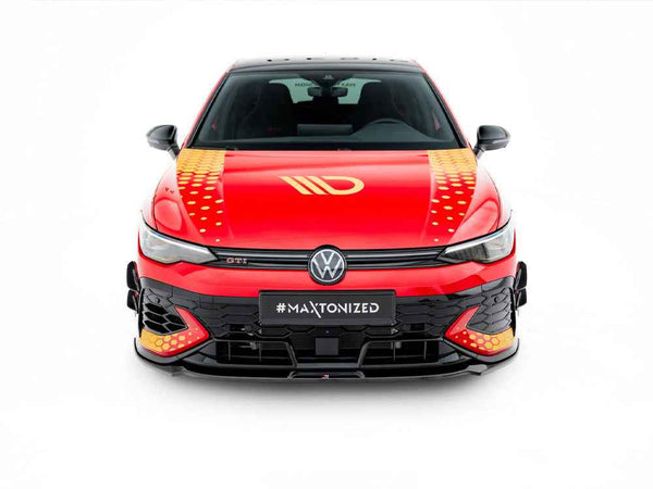 Maxton Design - Front Splitter V.3 Volkswagen Golf GTI Clubsport Mk8 Facelift