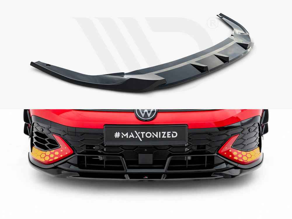 Maxton Design - Front Splitter V.1 Volkswagen Golf GTI Clubsport Mk8 Facelift