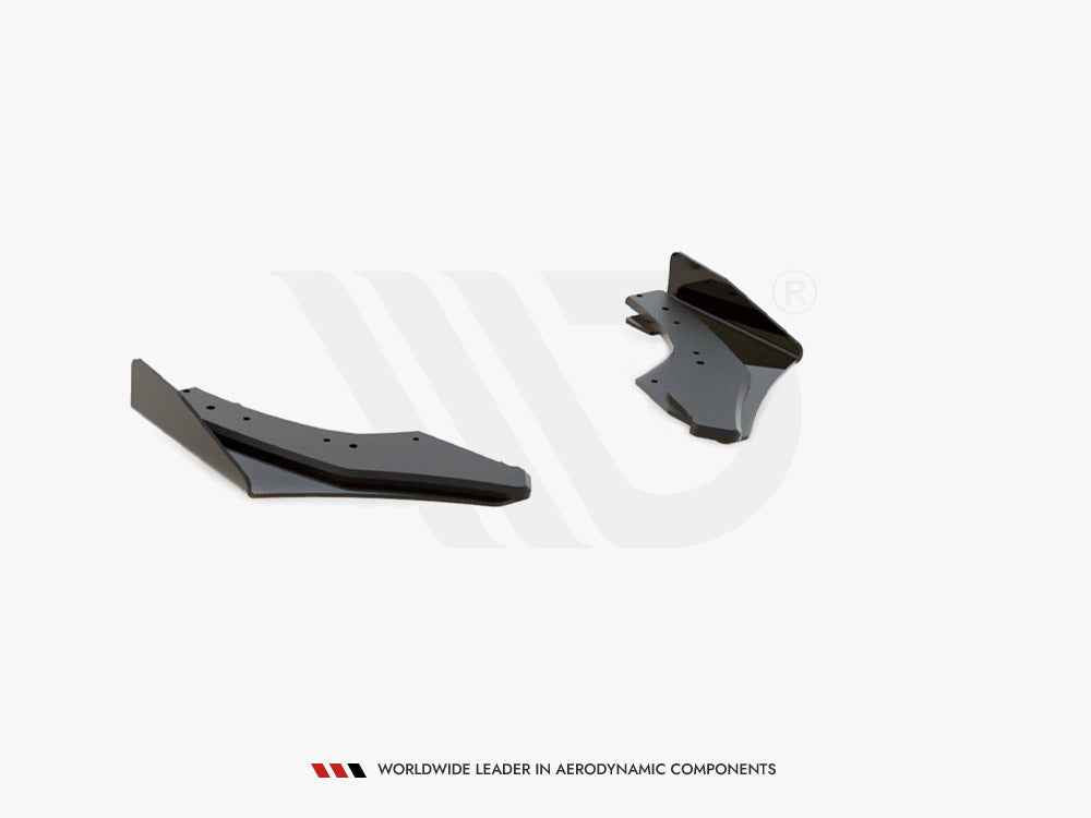 Maxton Design - Street PRO Rear Side Splitters + Flaps Volkswagen Golf GTI Clubsport Mk8 Facelift