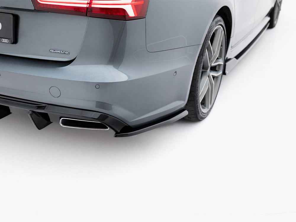 Maxton Design - Rear Side Splitters V.3 Audi S6 / A6 S-Line / A6 C7 Facelift