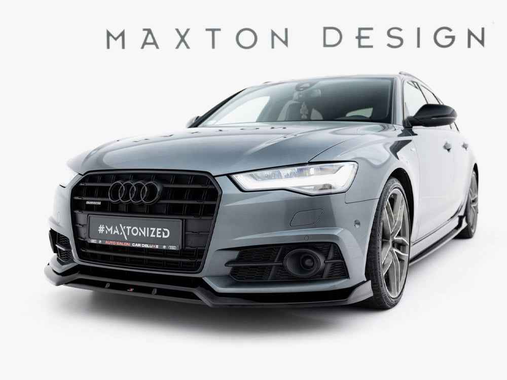 Maxton Design - Front Splitter V.3 Audi A6 / A6 C7 S-Line / S6 C7 Facelift