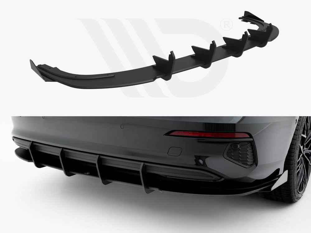 Maxton Design - Street PRO Rear Diffuser + Flaps Audi A3 Sedan 8Y