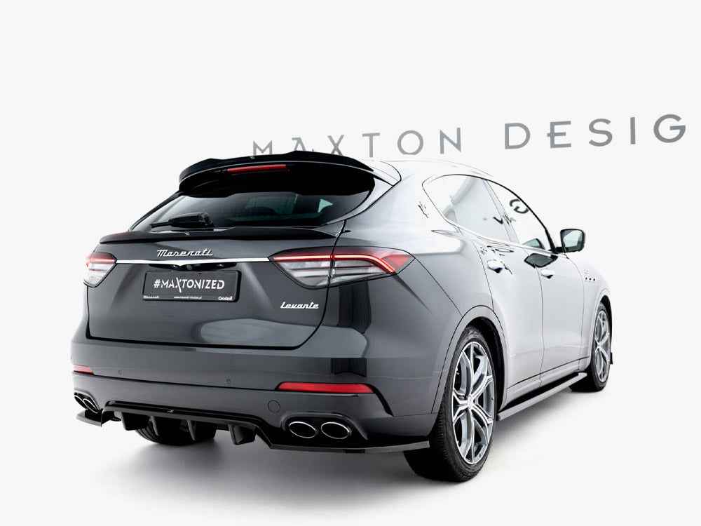 Maxton Design - Lower Spoiler CAP Maserati Levante GT Mk1 Facelift