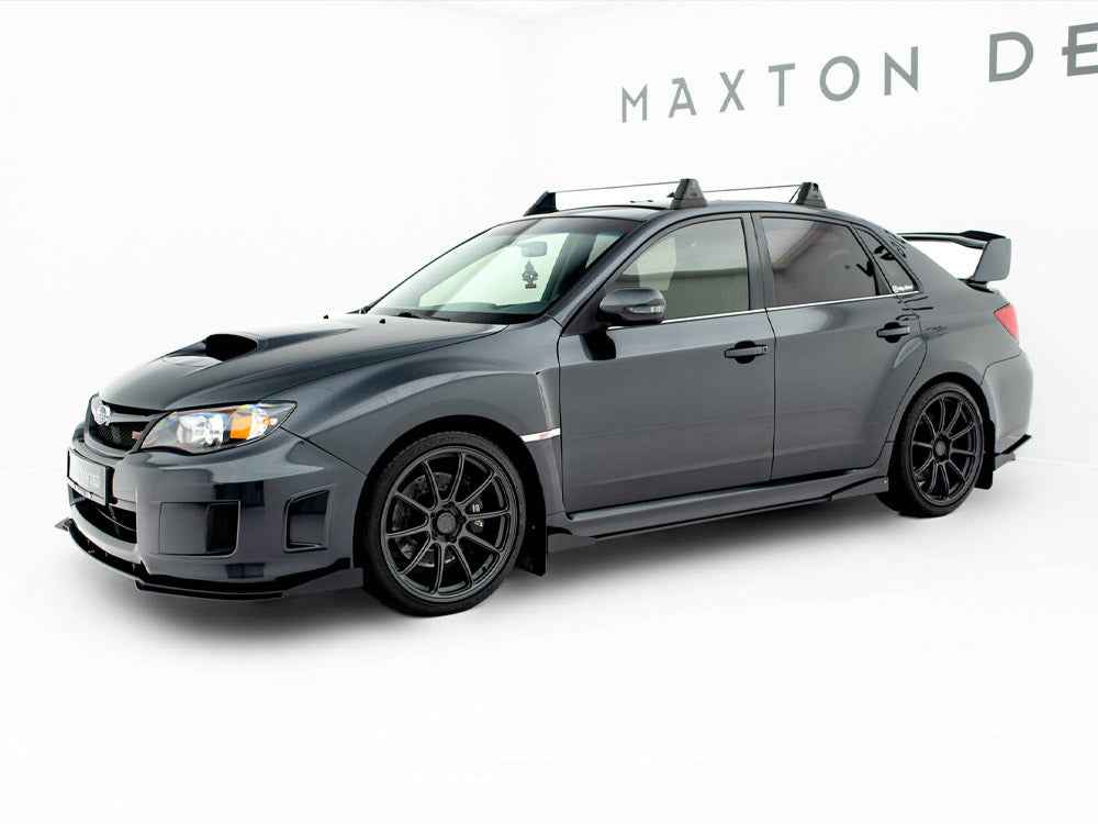 Maxton Design - Street PRO Side Skirts Diffusers + Flaps Subaru Impreza WRX STI Mk3 Facelift