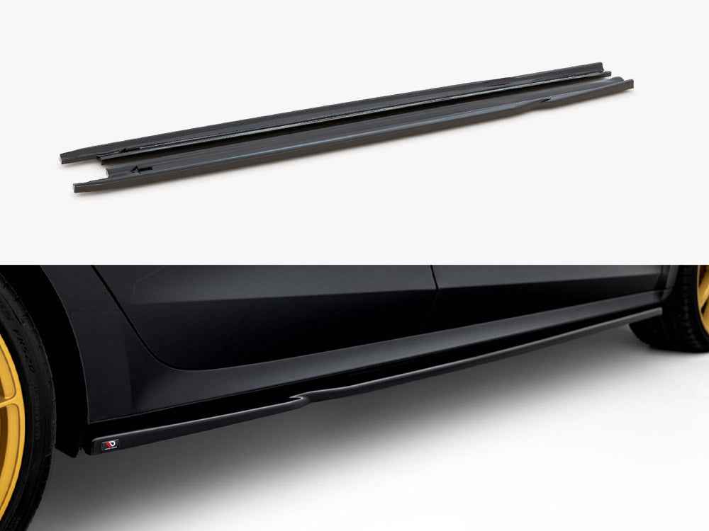 Maxton Design -  Side Skirts Diffusers V.1 Skoda Octavia RS Liftback / Estate Mk4 Facelift