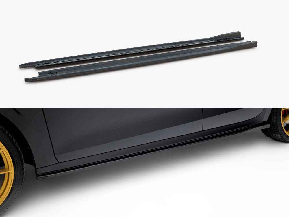 Maxton Design - Side Skirts Diffusers V.2 Skoda Octavia RS Liftback / Estate Mk4 Facelift