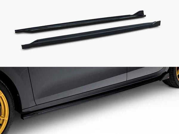 Maxton Design - Side Skirts Diffusers V.2 Skoda Octavia RS Liftback / Estate Mk 4 Facelift