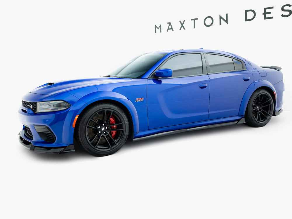 Maxton Design - Side Skirts Diffusers Dodge Charger RT Scat Pack Widebody Mk3 Facelift