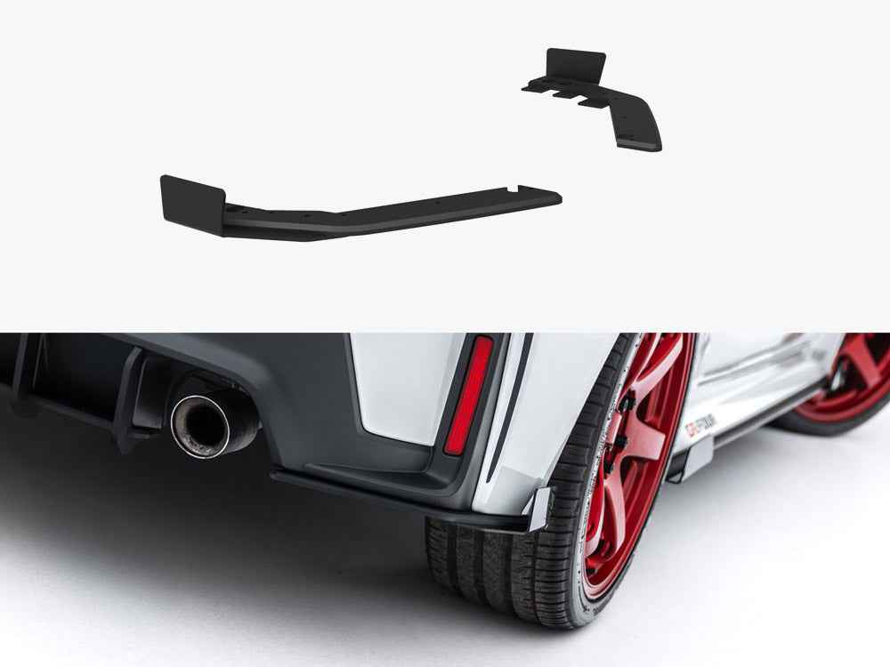 Maxton Design - Street PRO Rear Side Splitters + Flaps Toyota GR Corolla Mk12