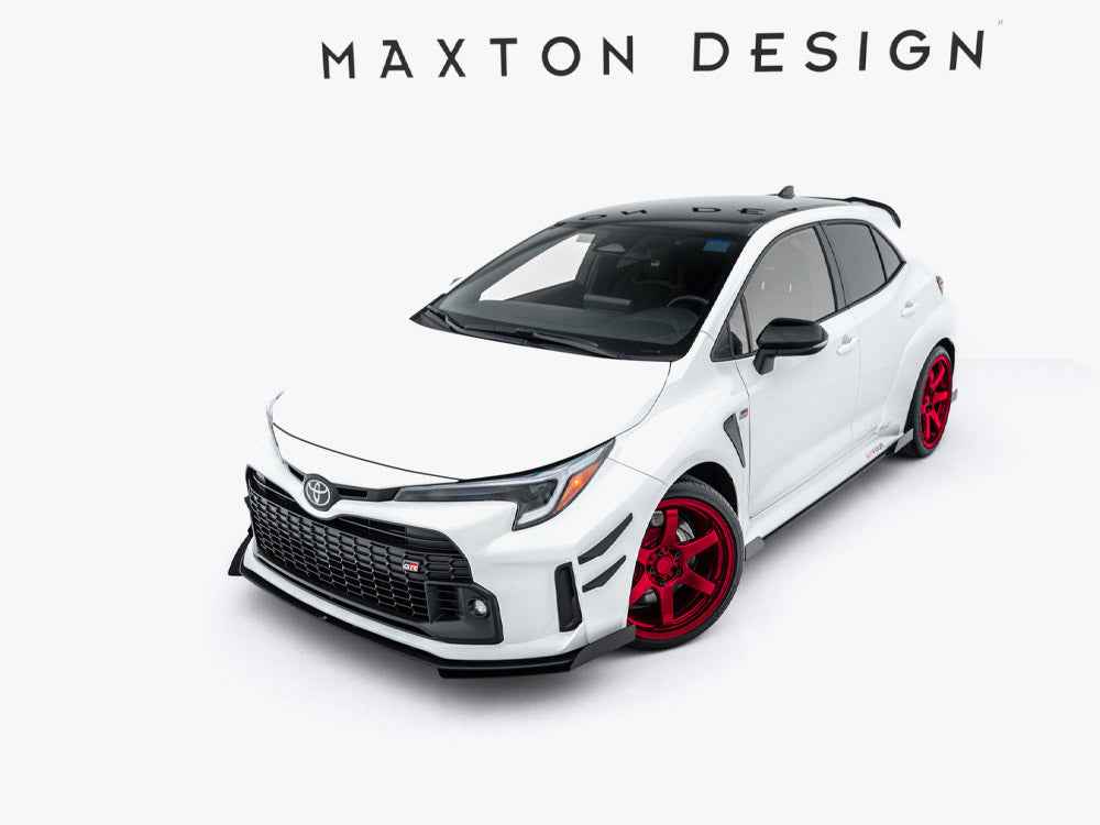 Maxton Design - Street PRO Front Splitter + Flaps Toyota GR Corolla Mk12