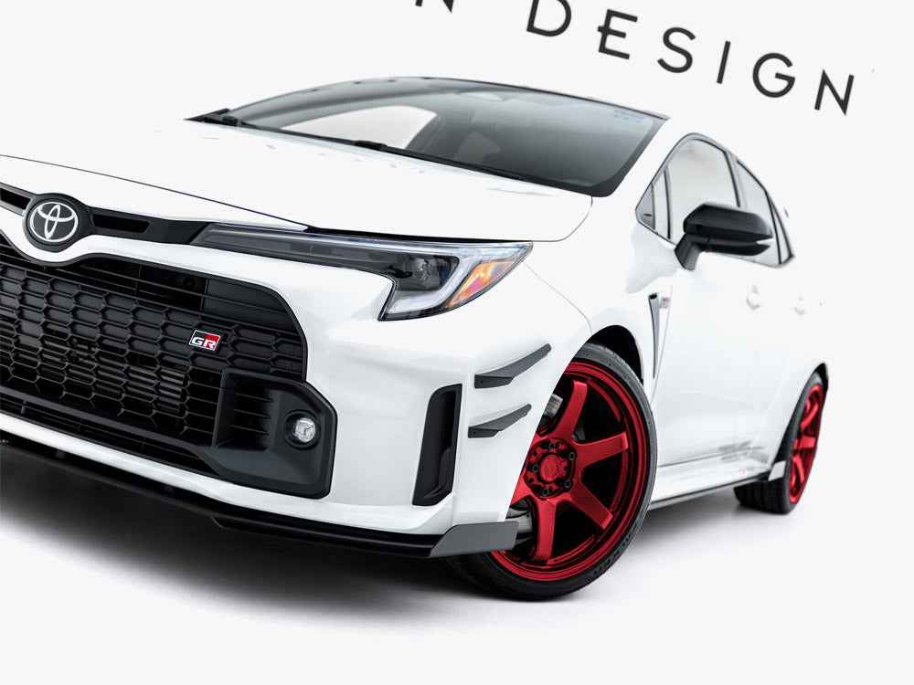 Maxton Design - Street PRO Front Splitter + Flaps Toyota GR Corolla Mk12