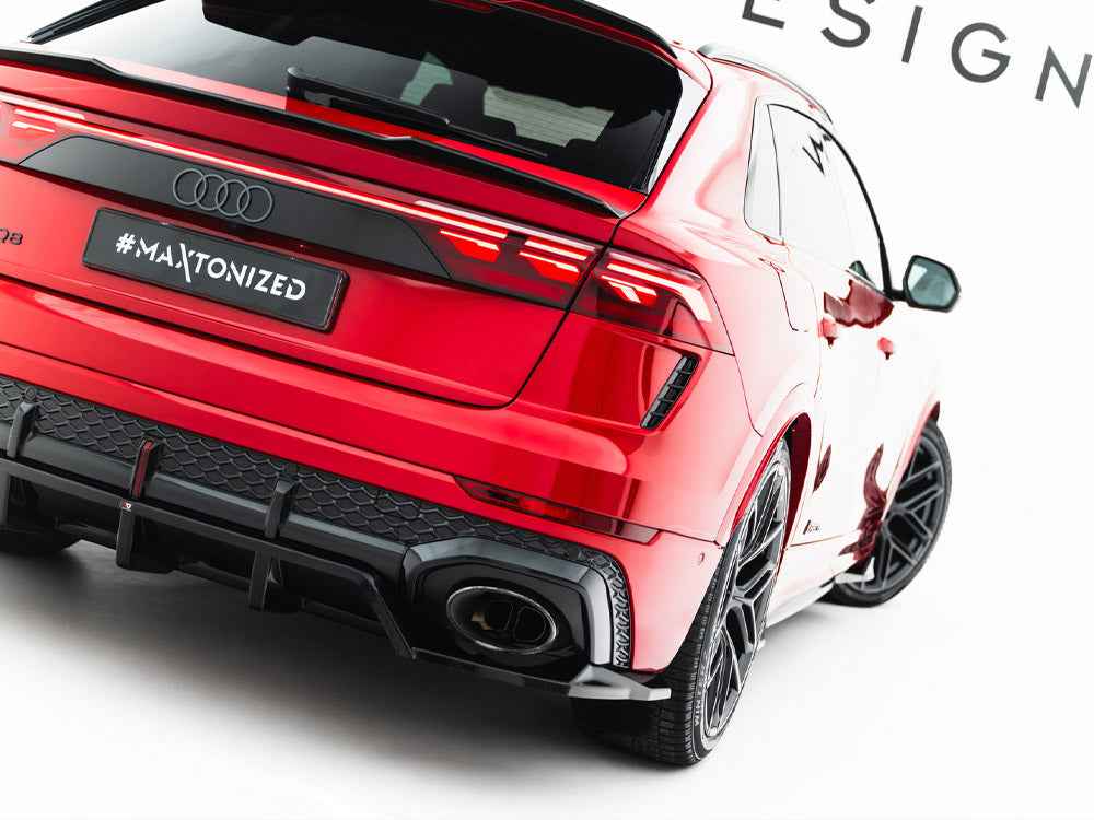 Maxton Design - Rear Splitter (Vertical Bars) Audi RSQ8 Mk1 Facelift