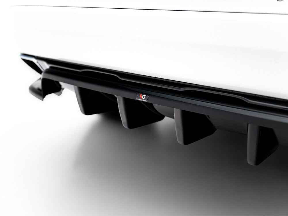 Maxton Design - Rear Splitter (Vertical Bars) Volvo XC60 Mk1 Facelift