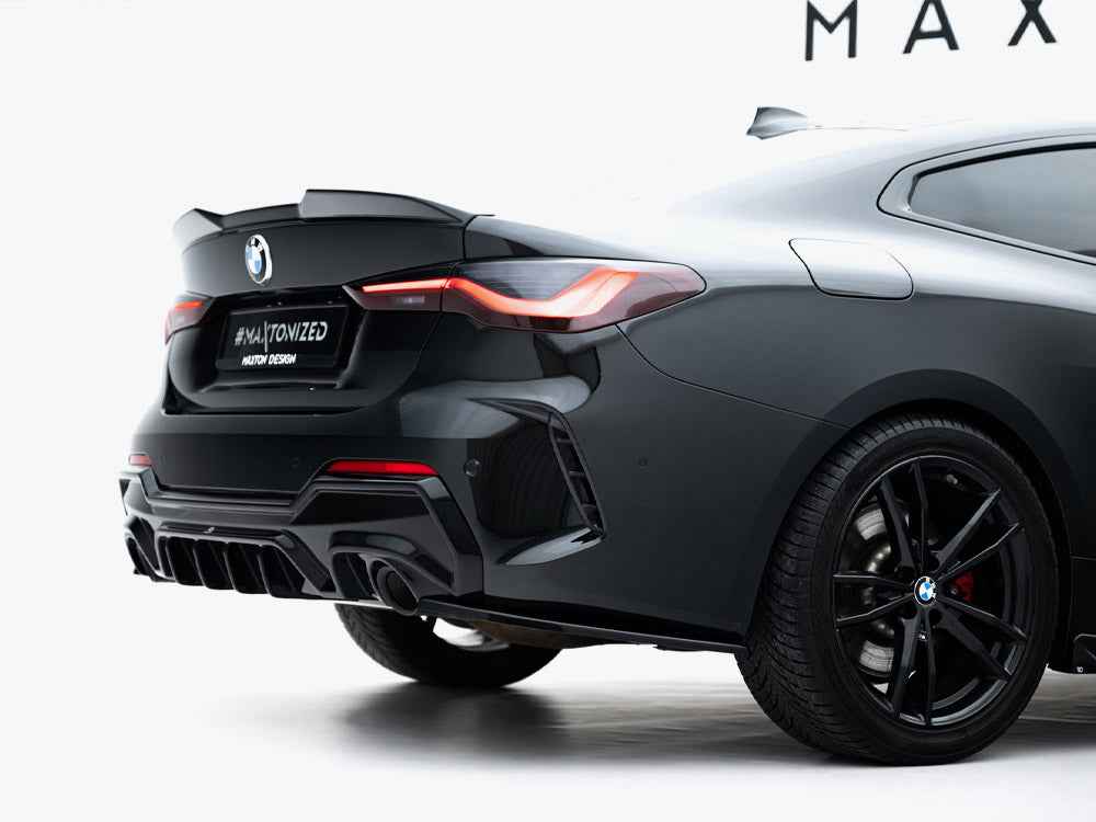 Maxton Design - Rear Side Splitters V.7 BMW 4 M-Pack G22 / G23 / G22 Facelift / G23 Facelift