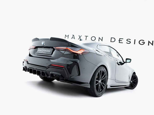 Maxton Design - Rear Side Splitters V.8 BMW 4 M-Pack G22 / G23 / G22 Facelift / G23 Facelift