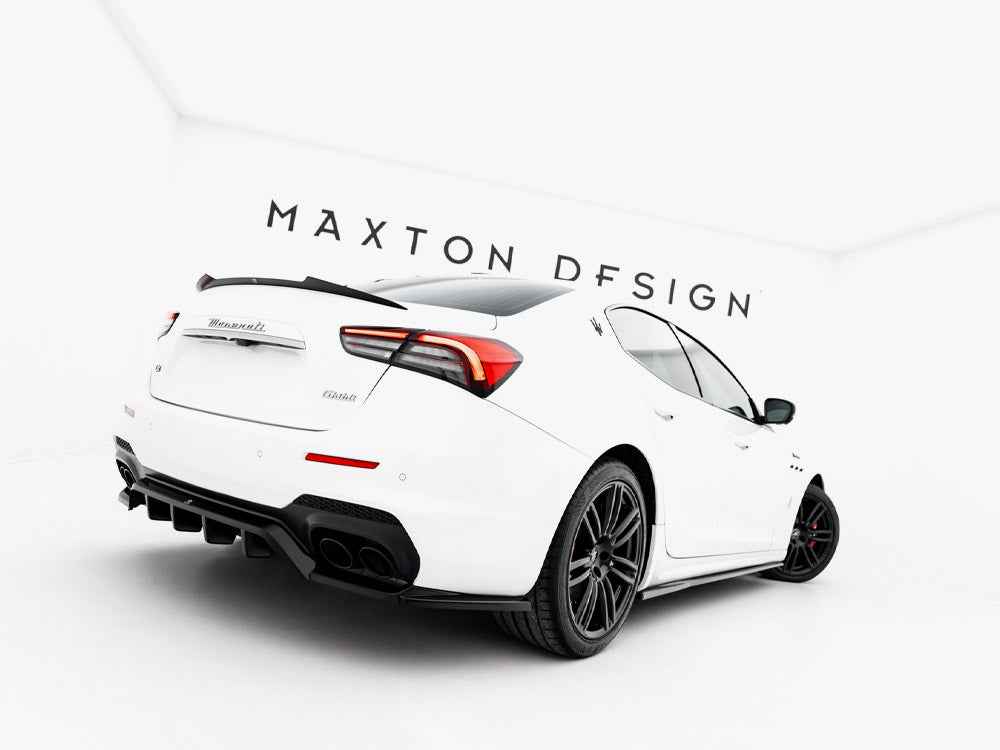 Maxton Design - Rear Splitter (Vertical Bars) Maserati Ghibli Modena Mk3 Facelift