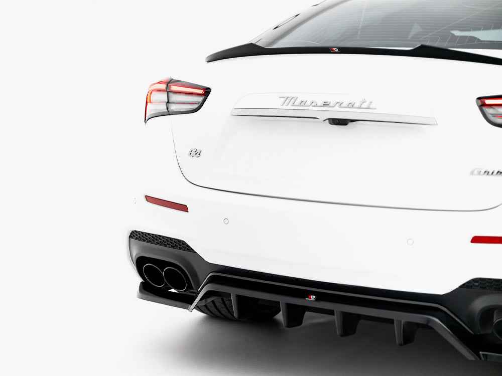 Maxton Design - Rear Splitter (Vertical Bars) Maserati Ghibli Modena Mk3 Facelift