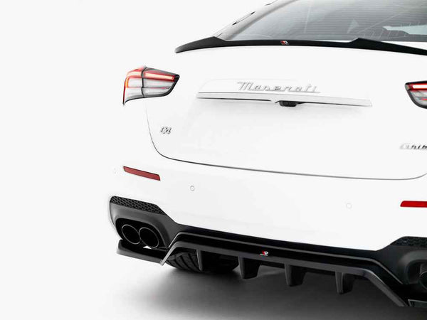 Maxton Design - Rear Splitter (Vertical Bars) Maserati Ghibli Modena Mk3 Facelift