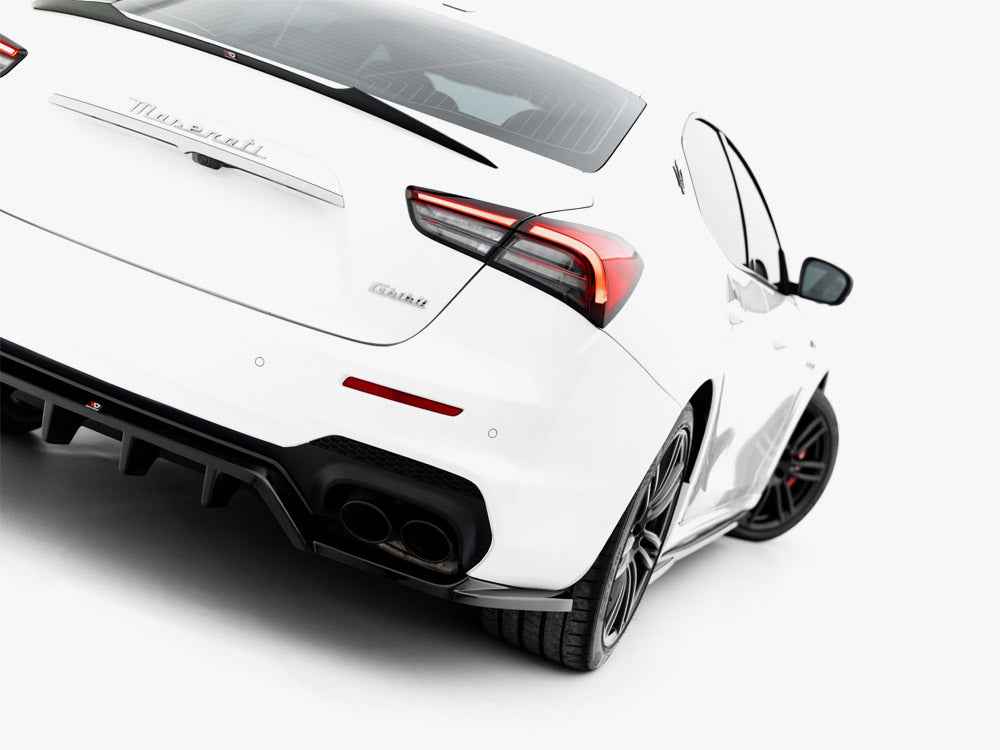 Maxton Design - Rear Splitter (Vertical Bars) Maserati Ghibli Modena Mk3 Facelift