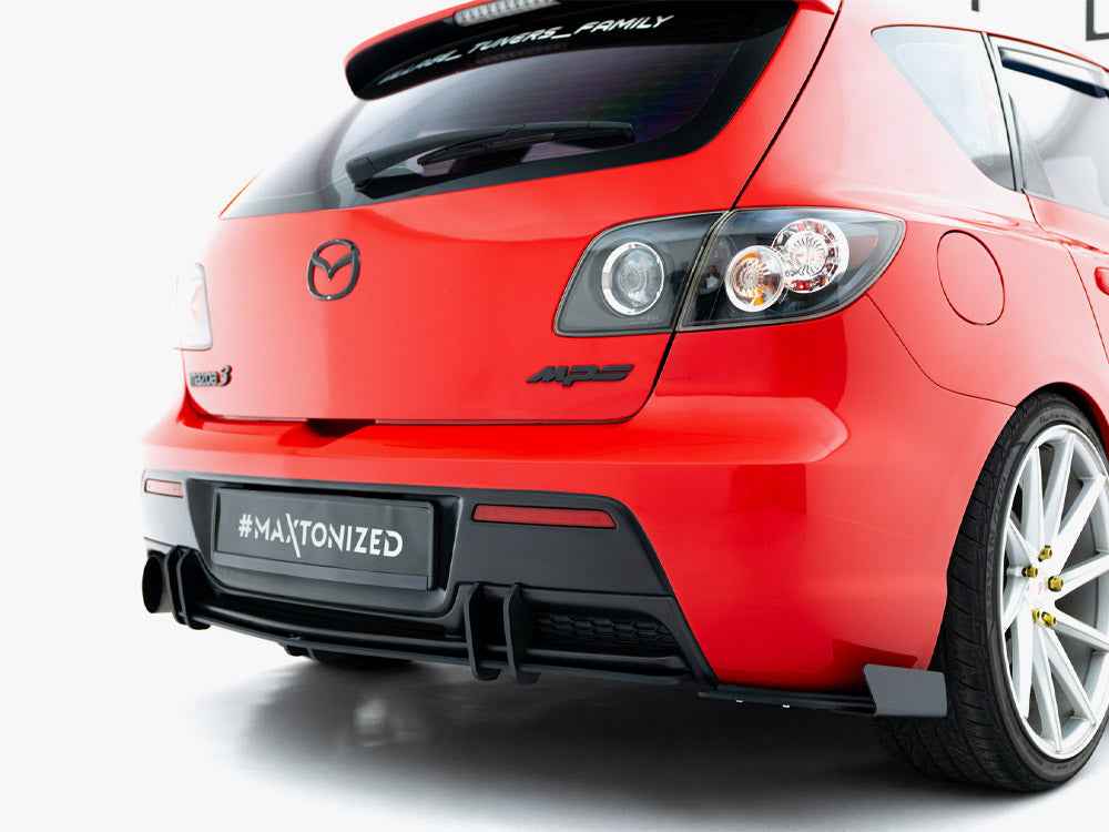 Maxton Design - Street PRO Rear Diffuser Mazda 3 MPS Mk1 EU Version