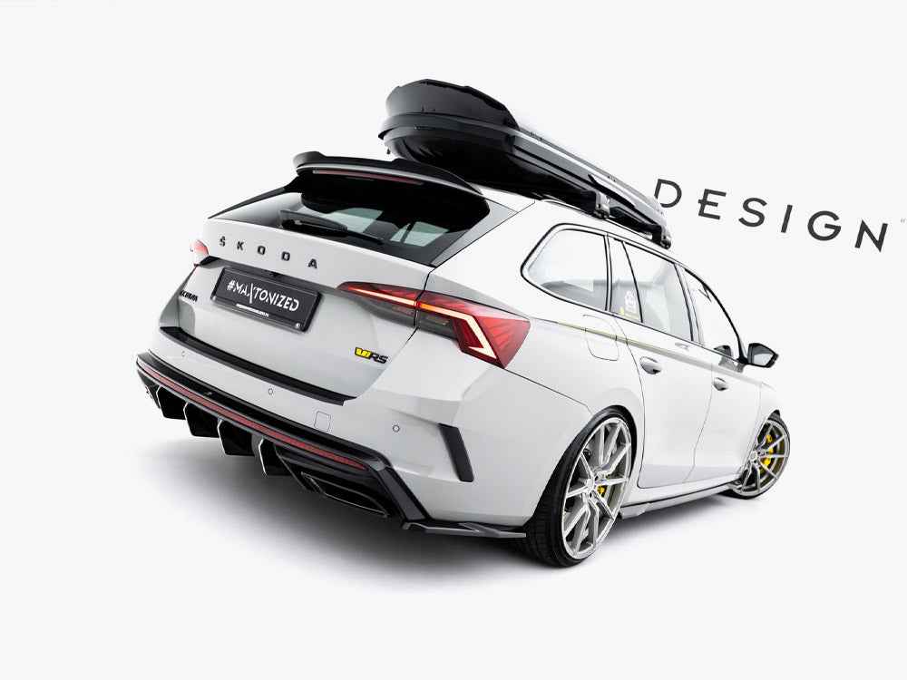 Maxton Design - Rear Side Splitters V.7 Skoda Octavia RS Liftback / Estate Mk4