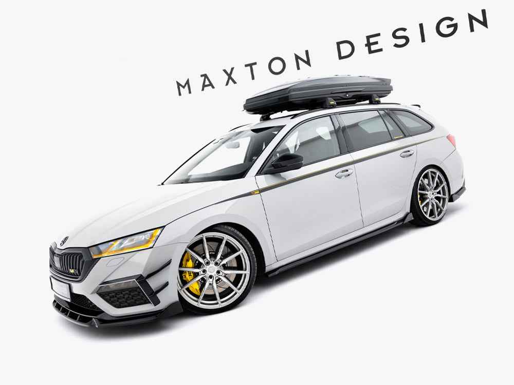 Maxton Design - Side Skirts Diffusers V.2 Skoda Octavia RS Liftback / Estate Mk4