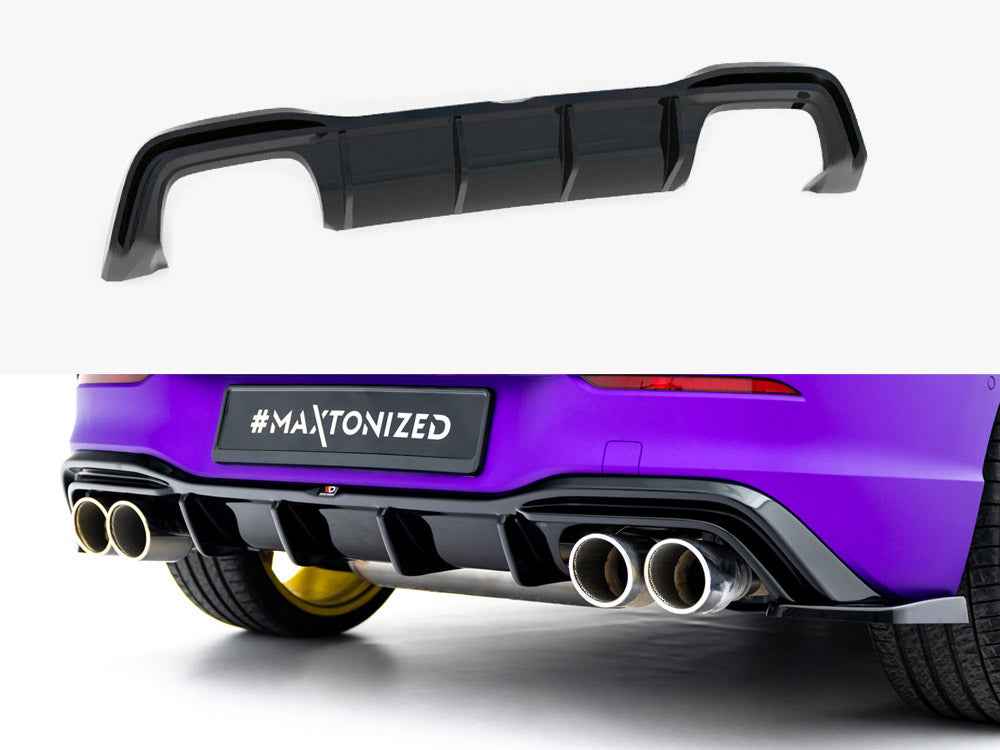 Maxton Design - Rear Valance V.2 Volkswagen Golf R Mk8 Facelift