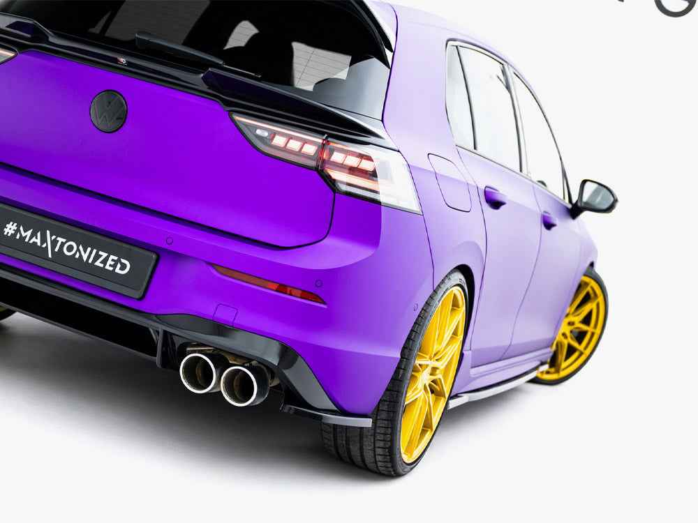 Maxton Design - Rear Side Splitters V.1 Volkswagen Golf R Mk8 Facelift