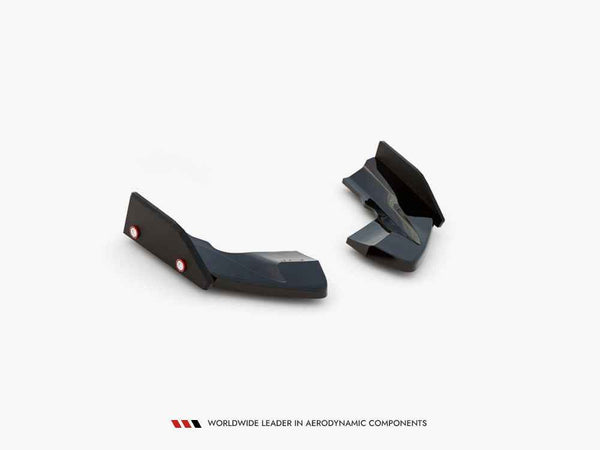 Maxton Design - Rear Side Splitters V.2 + Flaps Volkswagen Golf R Mk8 Facelift