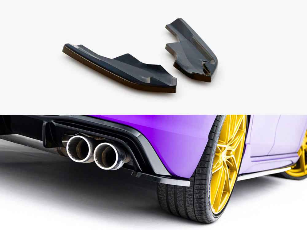 Maxton Design - Rear Side Splitters V.4 Volkswagen Golf R Mk8 Facelift