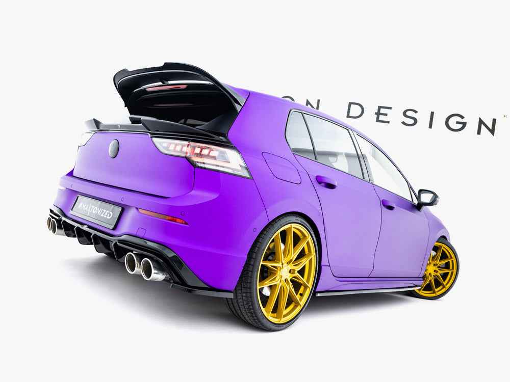 Maxton Design - Rear Side Splitters V.4 Volkswagen Golf R Mk8 Facelift