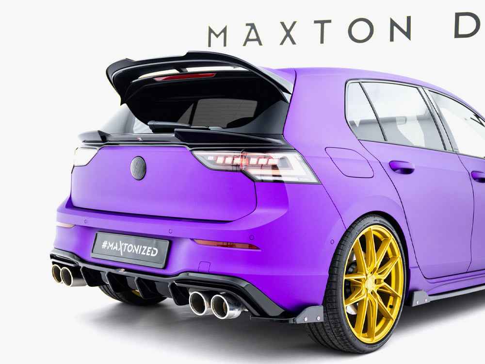 Maxton Design - Rear Side Splitters V.6 + Flaps Volkswagen Golf R Mk8