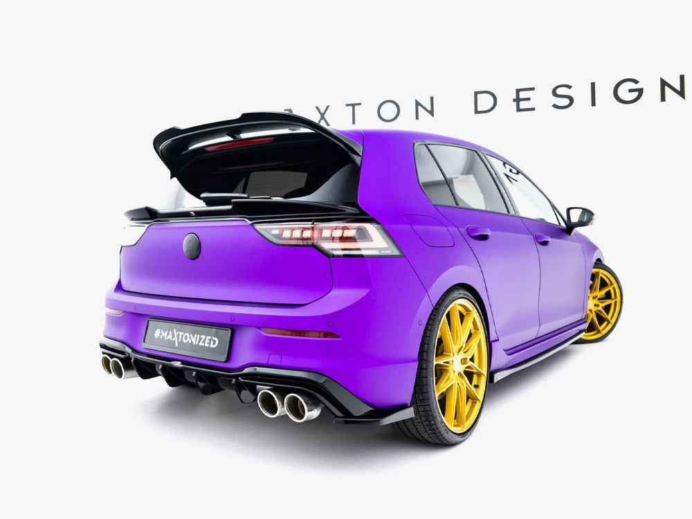 Maxton Design - Rear Side Splitters V.6 Volkswagen Golf R Mk8 Facelift