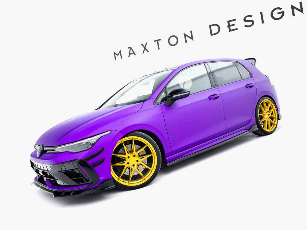 Maxton Design - Side Skirts Diffusers V.4 Volkswagen Golf R Mk8 / Mk8 Facelift