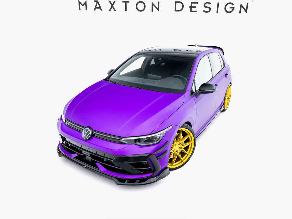 Maxton Design - Front Splitter V.1 Volkswagen Golf R Mk8 Facelift