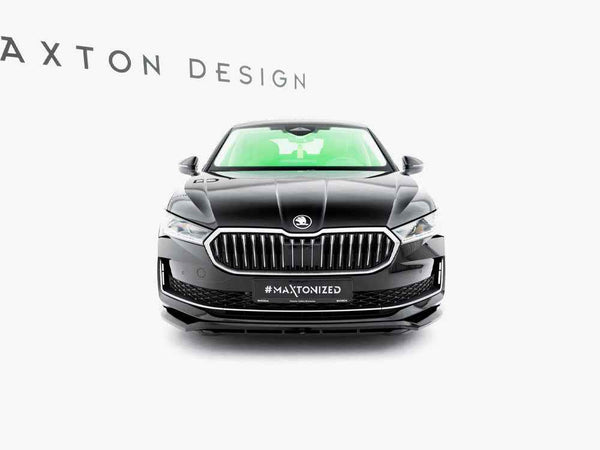 Maxton Design - Front Splitter V.1 Skoda Superb Mk4