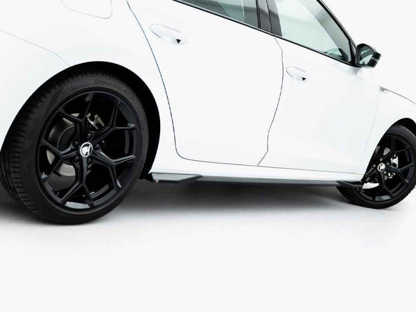 Maxton Design - Side Skirts Diffusers Skoda Octavia Sportline Liftback / Estate Mk4 Facelift