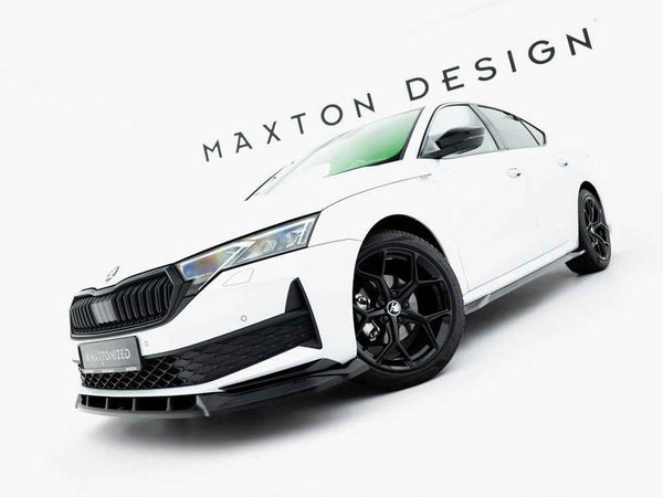 Maxton Design - Front Splitter Skoda Octavia Sportline Liftback / Estate Mk4 Facelift