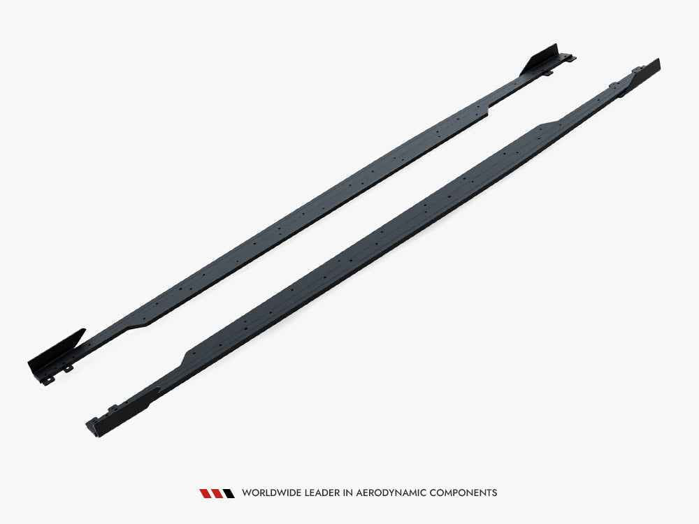 Maxton Design - Street PRO Side Skirts Diffusers + Flaps Audi RS3 Sedan 8Y Facelift