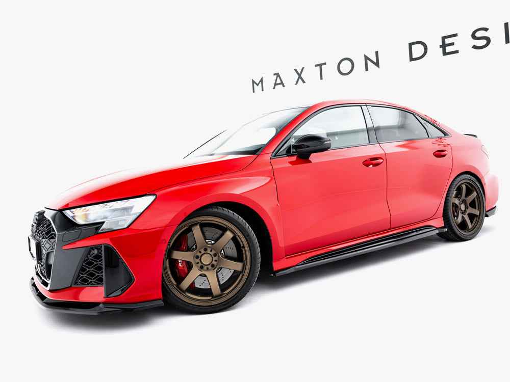 Maxton Design - Side Skirts Diffusers V.1 Audi RS3 Sedan 8Y / 8Y Facelift