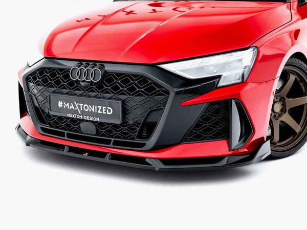Maxton Design - Front Splitter V.3 Audi RS3 Sedan 8Y Facelift