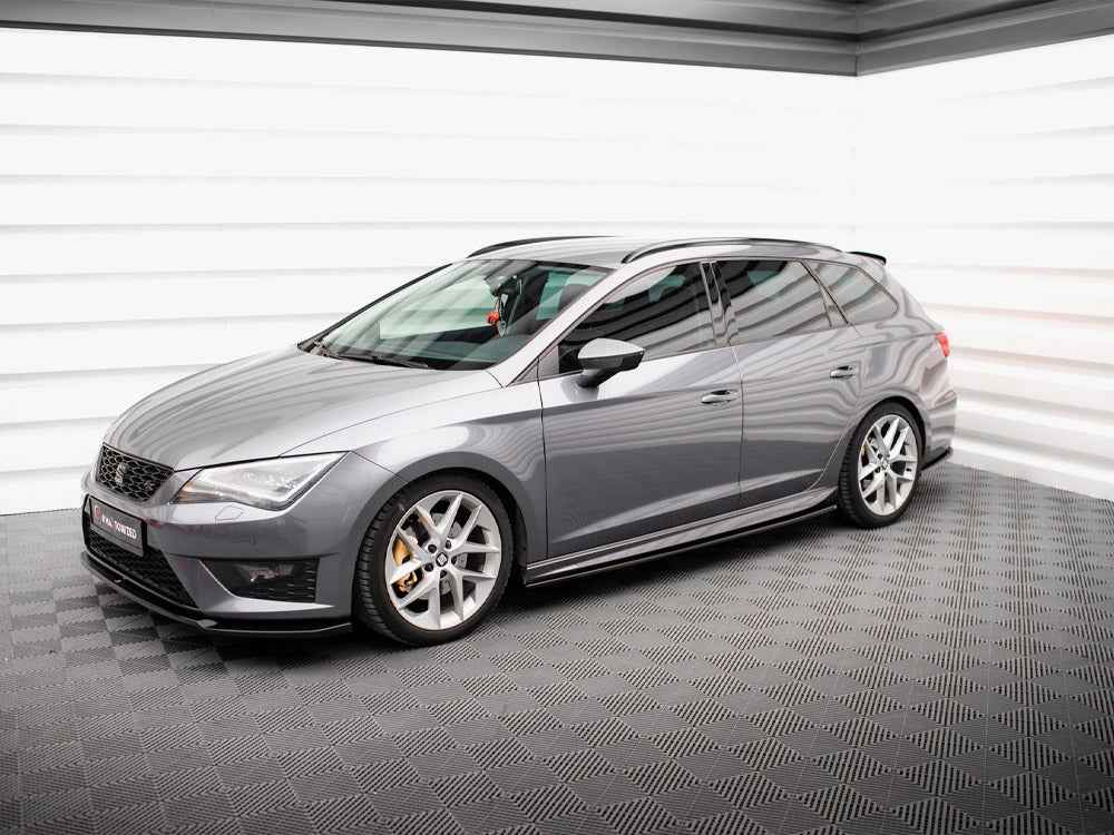 Maxton Design - Side Skirts Diffusers V.5 Seat Leon Cupra / FR / Standard Mk3 / Mk3 Facelift
