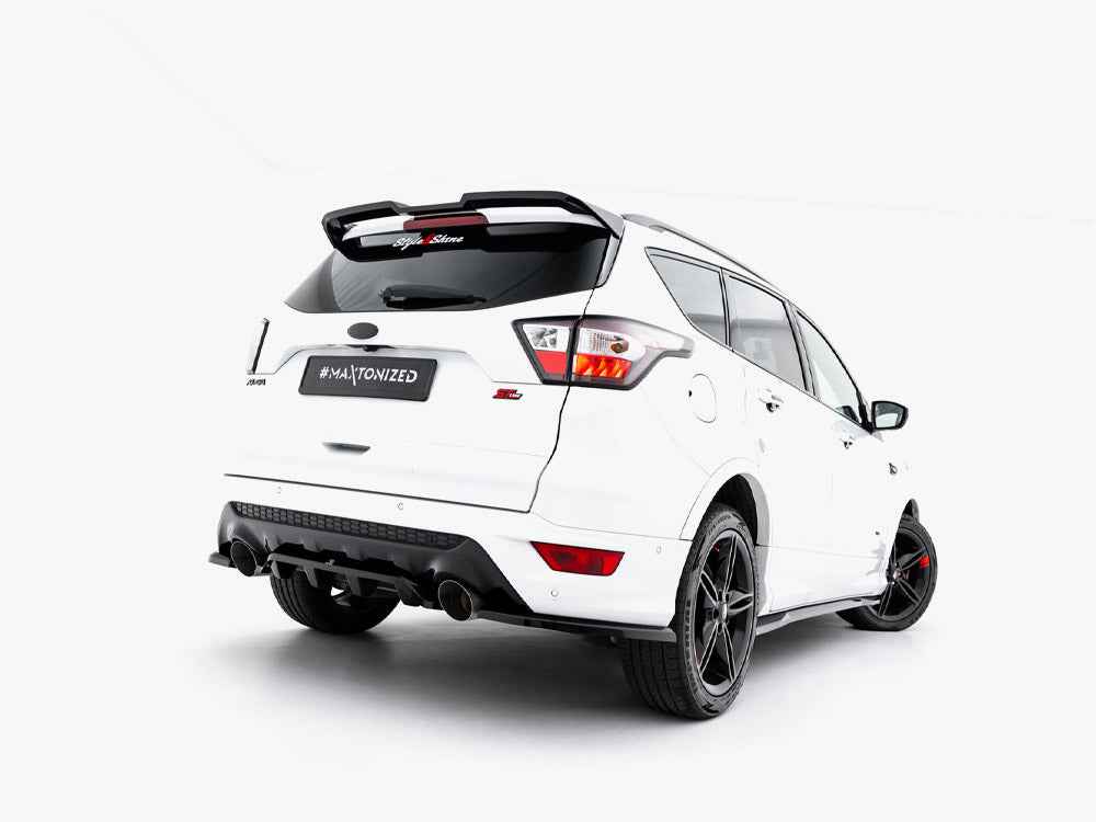 Maxton Design - Central Rear Splitter (Vertical Bars) Ford Kuga ST-Line Mk2 Facelift