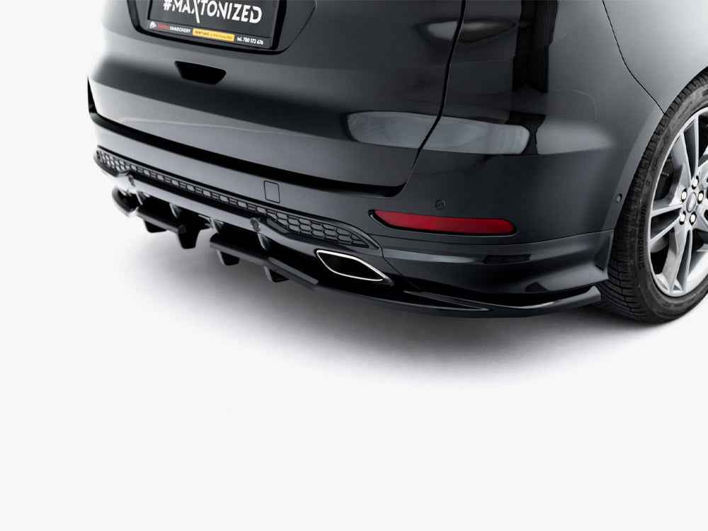 Maxton Design - Rear Splitter (Vertical Bars) Ford S-Max ST-Line Mk2 Facelift