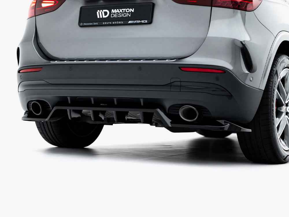 Maxton Design - Rear Splitter (Vertical Bars) Mercedes-AMG GLA 35 H247 Facelift