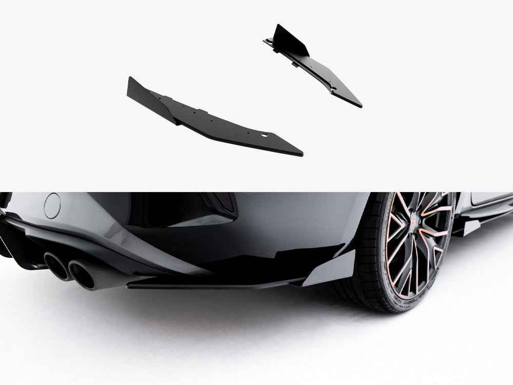Maxton Design - Street PRO Rear Side Splitters + Flaps Cupra Leon ST Mk1 Facelift