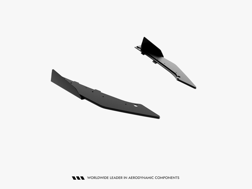 Maxton Design - Street PRO Rear Side Splitters + Flaps Cupra Leon ST Mk1 Facelift